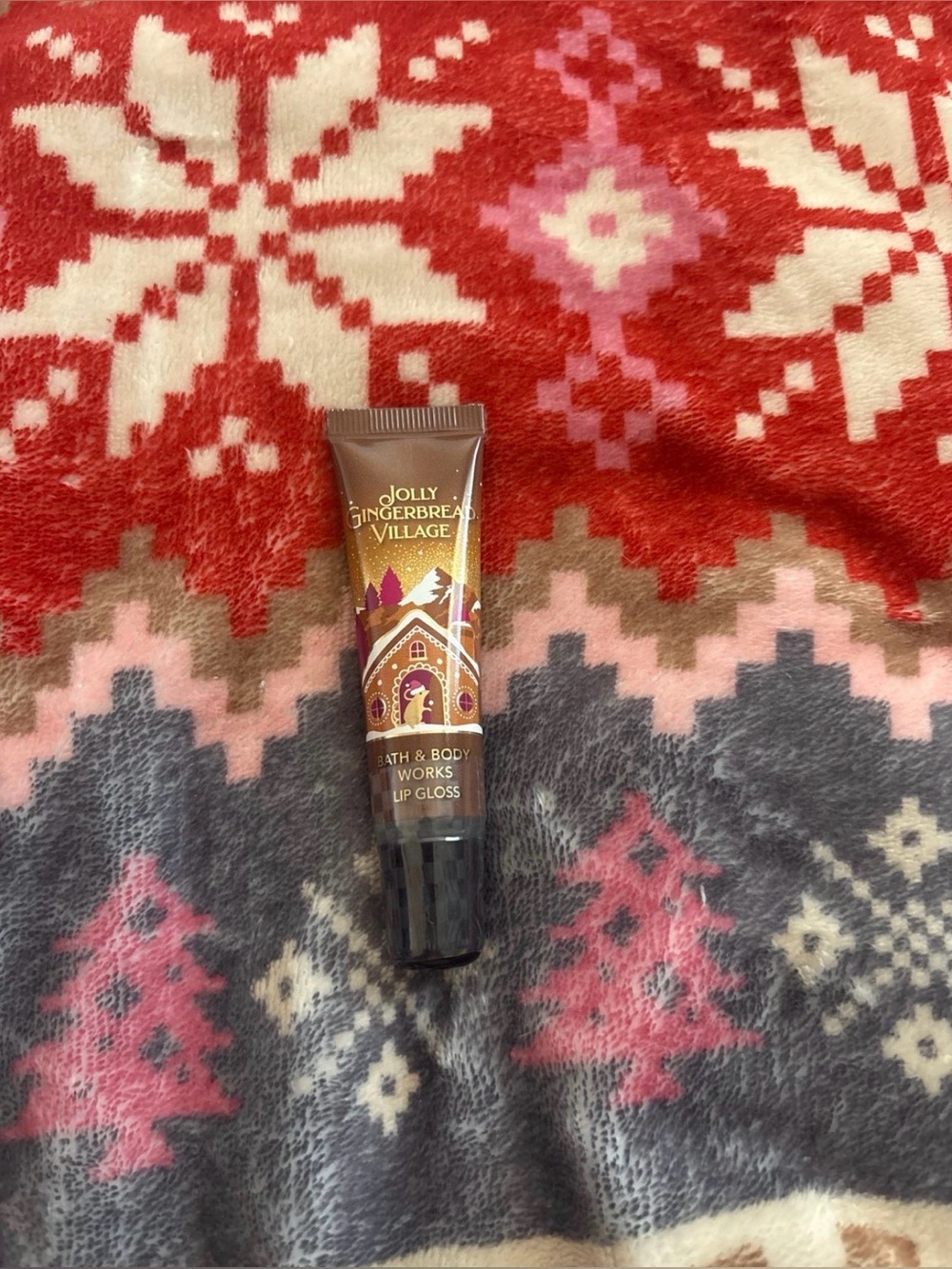 Bath & Body Works Jolly Gingerbread Village Lip Gloss